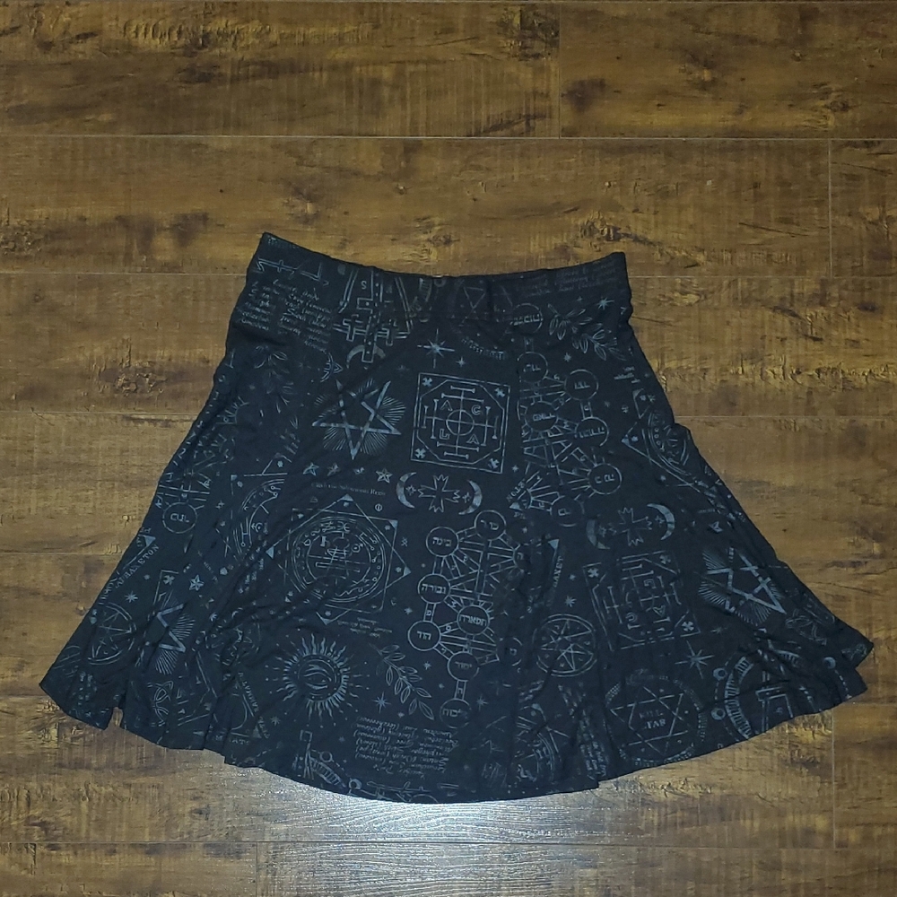 New Killstar Heathens Skater Skirt - Medium